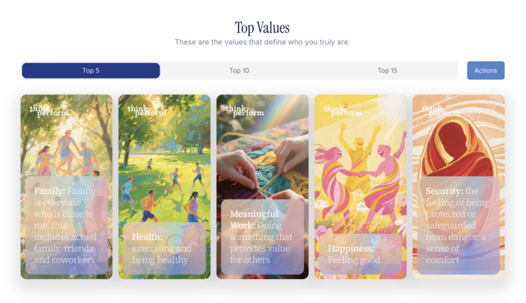 Values Platform | think2perform
